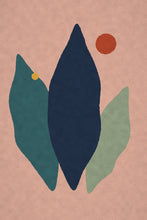 Load image into Gallery viewer, Leaf Cutouts mid-century abstract artwork