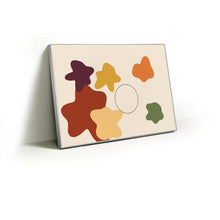 Load image into Gallery viewer, Spice Market fabric wall art print in a slim silver Knittworks frame