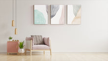 Load image into Gallery viewer, Pastel Fluidity: Artistic Wall Piece