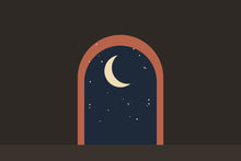 Load image into Gallery viewer, Clay Moon artwork, full print design
