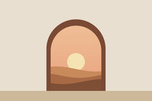 Load image into Gallery viewer, Desert Window artwork, full print design
