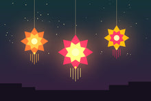 Load image into Gallery viewer, Kandil Lanterns artwork, full print design
