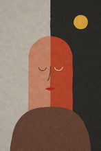 Load image into Gallery viewer, Quiet Profile mid-century abstract artwork
