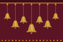 Load image into Gallery viewer, Temple Bells artwork, full print design
