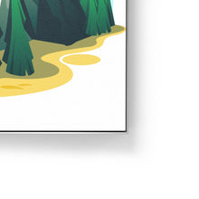 Load image into Gallery viewer, Nature&#39;s Tranquility: Portable Lake-Inspired Art Piece
