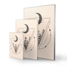Load image into Gallery viewer, Nature&#39;s Whimsy: Minimalist Line Art Print
